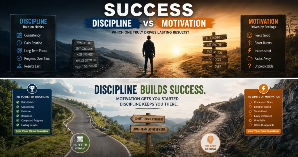 Success: Discipline vs Motivation 2026